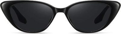 Retro Vintage Narrow Cat Eye Sunglasses for Women 90s Small Chic Trendy Sunnies UV400 Party Driving