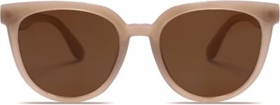 Trendy Cat Eye Round Polarized Sunglasses for Women Fashion UV Protection Sunglasses